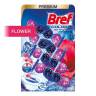Bref Color Aktiv 4x50g Flower - Čistící, dezinf.prostř., dezodoranty - Přípravky na WC - Závěsy na WC a pissoárové kostky Čistící, dezinf.prostř., dezodoranty - Přípravky na WC - Závěsy na WC a pissoárové kostky